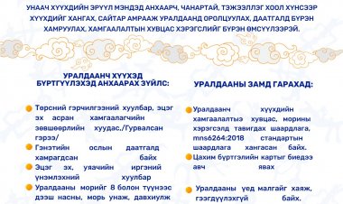 "СҮМБЭР ХАЙРХАН"-НЫ УУЛЫН ТАХИЛГА НААДАМД ОРОЛЦОХ УЯАЧ, УРАЛДААНЧ ХҮҮХДҮҮДИЙН АСРАН ХАМГААЛАГЧДЫН АНХААРАЛД.