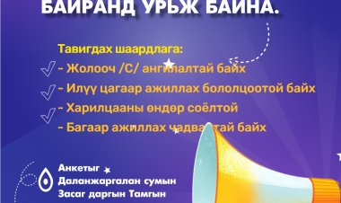 ДАЛАНЖАРГАЛАН СУМЫН ЗАСАГ ДАРГЫН ТАМГЫН ГАЗРЫН СУЛ ОРОН ТООНЫ ЗАР