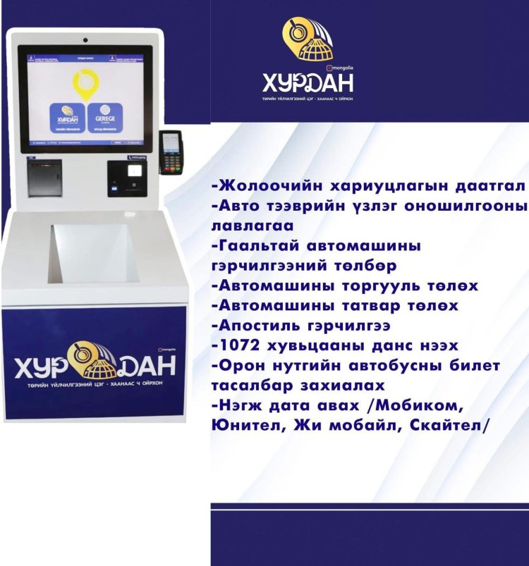ТӨРИЙН ҮЙЛЧИЛГЭЭГ ЦАХИМААР ҮЗҮҮЛЭХ ТӨРӨЛ
